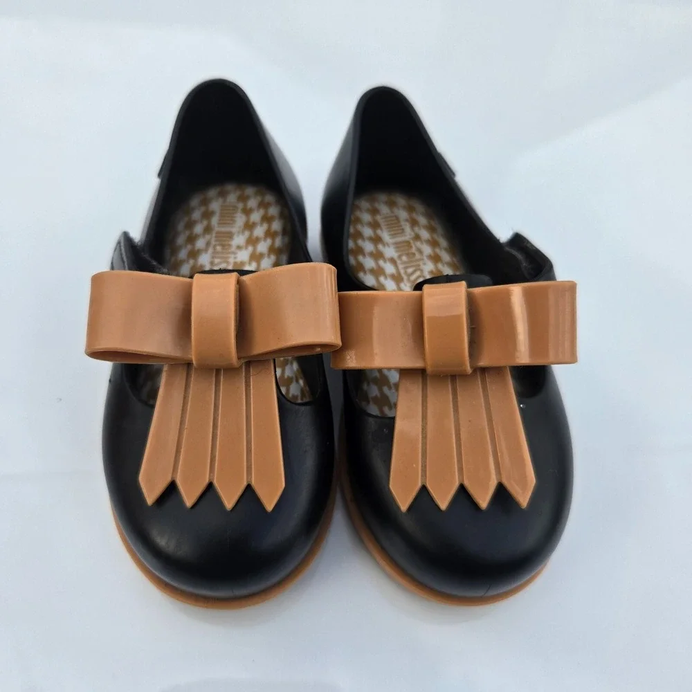 Mini Melissa Unisex-Child Mini Classic Baby Ii‎ Mary Jane Flat Size US 6